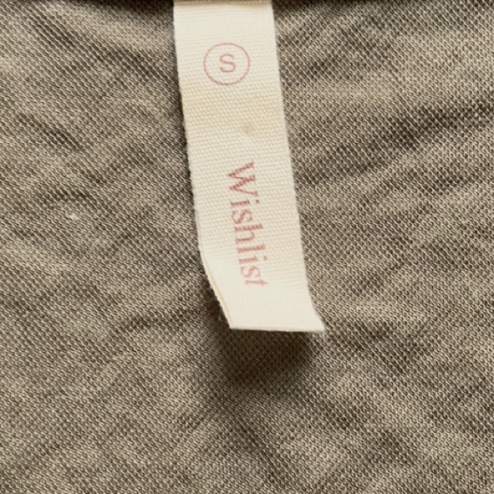 Wishlist Olive Green Taupe Ruched Women's Blouse - Picture 3 of 4